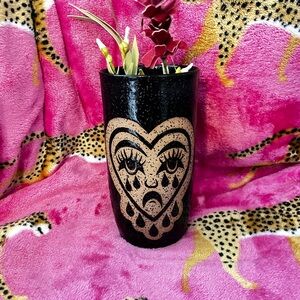 Crying Heart Pottery Vase
